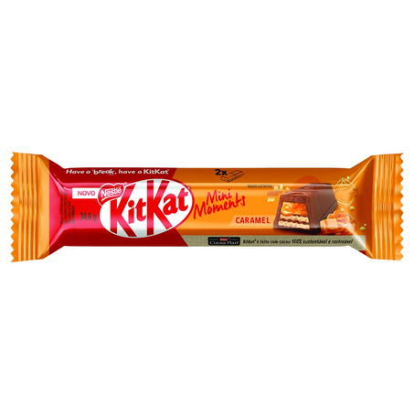 Chocolate Nestlé 34,6g - Kit Kat - Caramelo