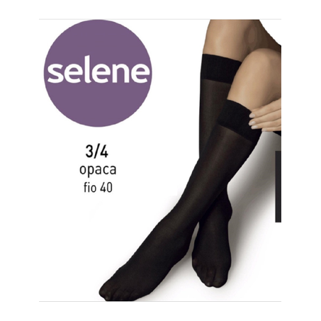 MEIA SELENE FEM 3/4 R.9050 FIO 40 OPACA