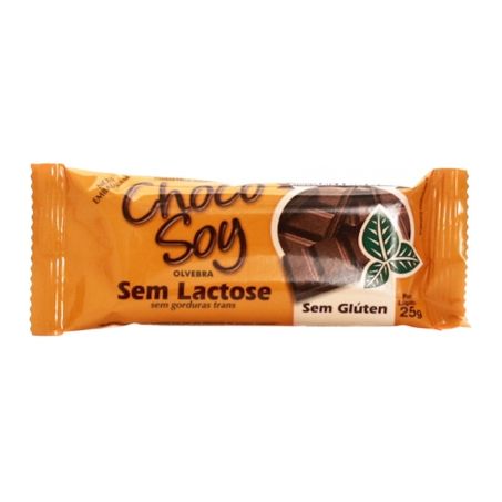 Chocolate barra chocosoy soja zero lactose 20g