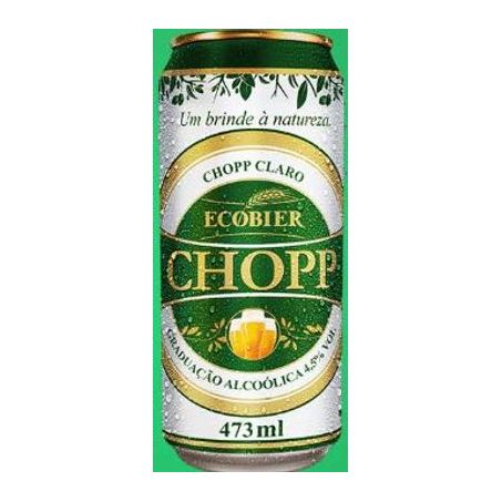 Chopp claro ecobier lata 473ml