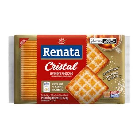 Biscoito renata laminado cristal 420g