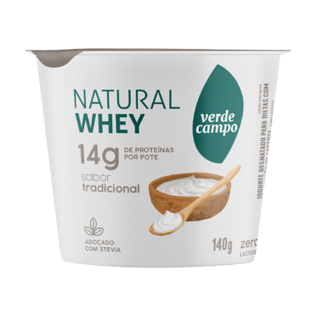 Iogurte whey 14 verde campo 140g s/ lactose