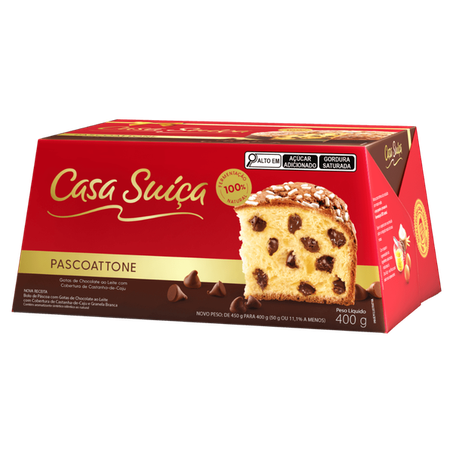 Colomba Casa Suiça Pascoattone 400g Chocolate