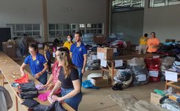 Prefeitura e Lions Clube de São José do Cedro realizam arrecadação de donativos