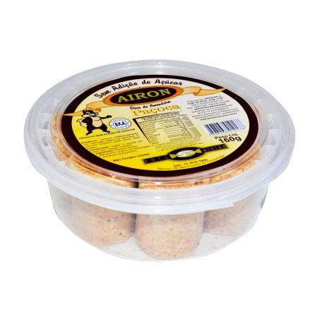 Paçoca rolha airon zero açúcar 160g