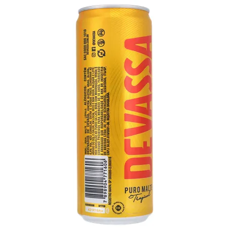 Cerveja Lager Devassa Puro Malte Tropical Lata 350ml 360-17