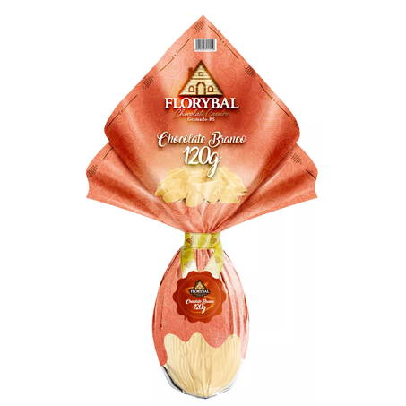 Ovo pascoa florybal 120g branco