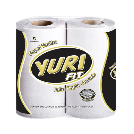 PAPEL TOALHA YURI FIT F.D C/2 CX 16.0