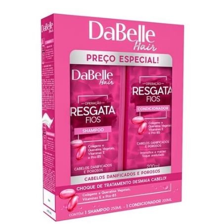 Sh Dabelle 250ml + Cond 200ml Resgata Fios
