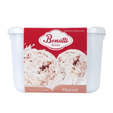 SORVETE BONATTI TRADICIO FLOCOS 2L