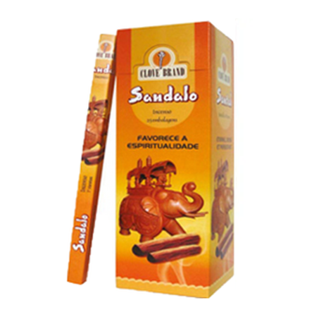 INCENSO CLOVE SANDALO(ESPIRITUALIDADE) 7UNID