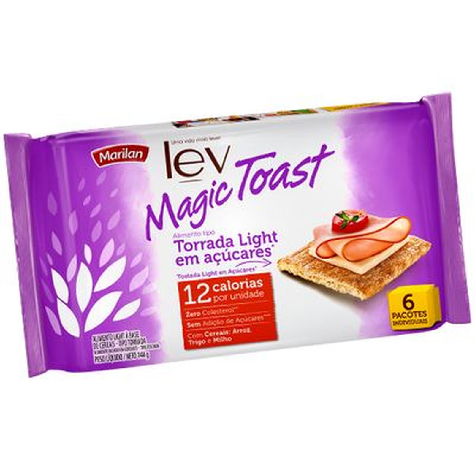 Torrada Magic Toast Lev 110g Light | HORTIFRUTI HITOMIX