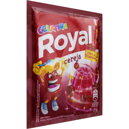 Gelatina Royal 25g - Cereja