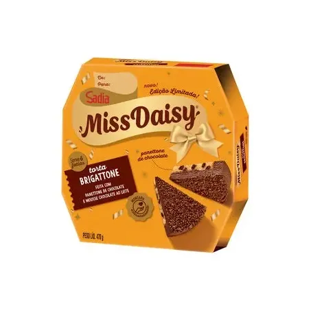Torta brigattone miss daisy sadia 470g