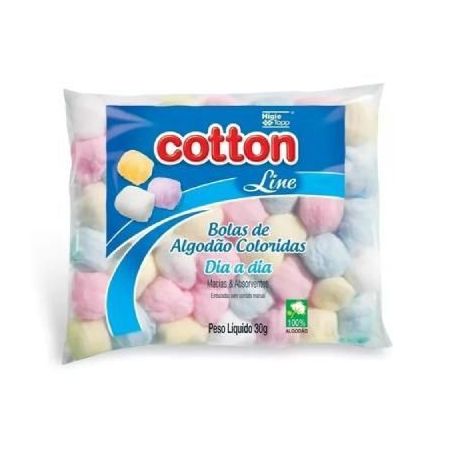 ALGODAO COTTON LINE 50GR BOLA COLORIDA