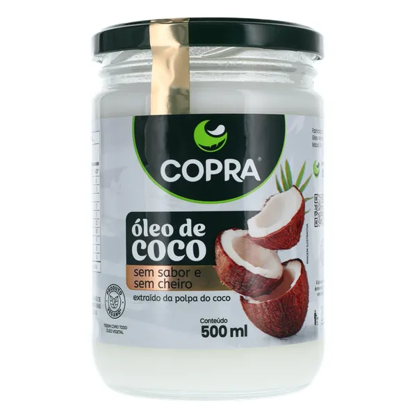 Óleo de Coco Copra 500ml - Sem Sabor | Condor