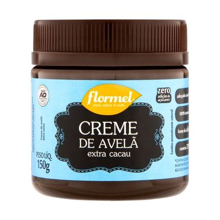 Creme de Avelã Flormel Zero Extra Cacau Pote 150G