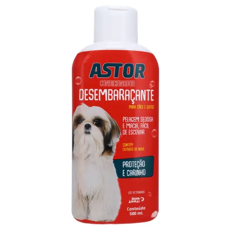 CONDICIONADOR ASTOR DESEMBARACANTE CAES E GATOS 500ML 360-35