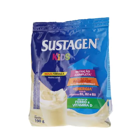 ALIMENTO SUSTAGEN KIDS BAUNILHA SACHÊ 190G 360-1