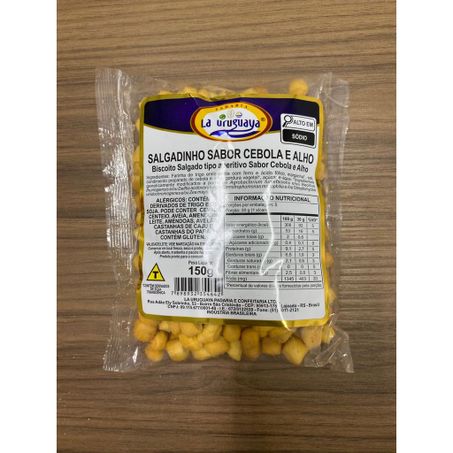 BISCOITO LA URUGUAYA 150G CEBOLA/ALHO