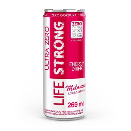 Energético Ultra Zero Life Strong Sabor Melancia 269Ml