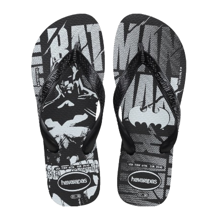 SANDALIA HAVAIANAS 37/38 TOP DC LOGOMAN PRETO     