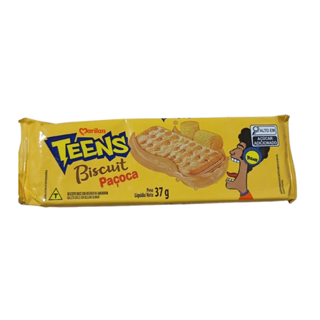 Biscoito Rech Marilan 37g Teens Biscuit Pacoca