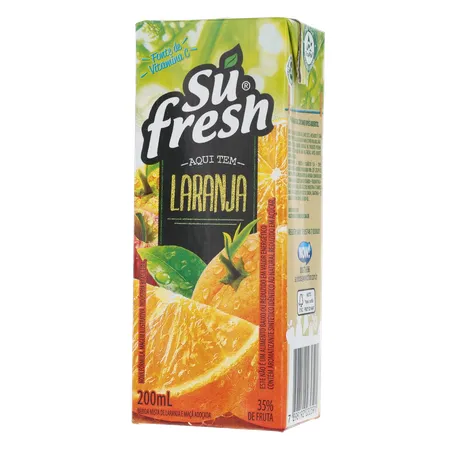 Suco de Laranja Sú Fresh 35% de Fruta Caixa 200ml 360-2