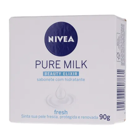 Sabonete nivea hidratante pure milk fresh caixa 90g 360-2