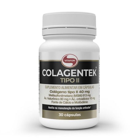 COLAGENTEK TIPO II 40MG 30  CAPS - VITAFOR