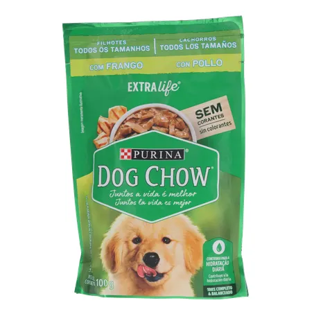 ALIMENTO PARA CÃES DOG CHOW FILHOTE FRANGO 100G 360-1