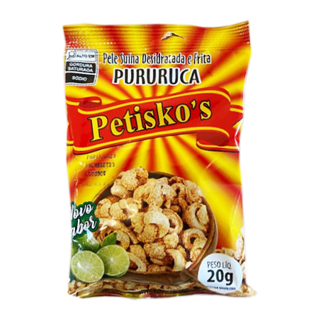 Pururuca Petiskos 20g Limao