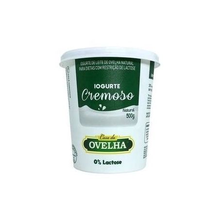 Iogurte Cremoso Natural Casa da Ovelha 500g