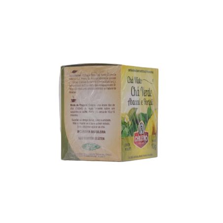 Chá Misto Chileno Chá Verde, Abacaxi, Hortelã e Erva-Mate Caixa com 10un - 10gr 360-50