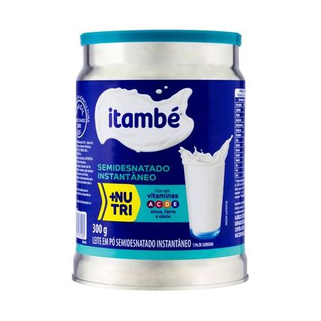Leite em Pó Instantâneo Itambé Semidesnatado Lata 300G