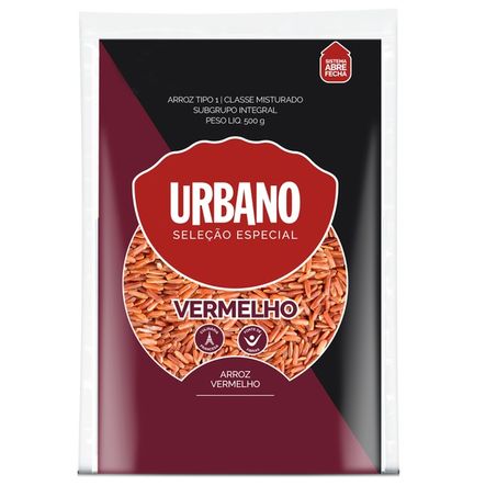 Arroz urbano vermelho 500gr