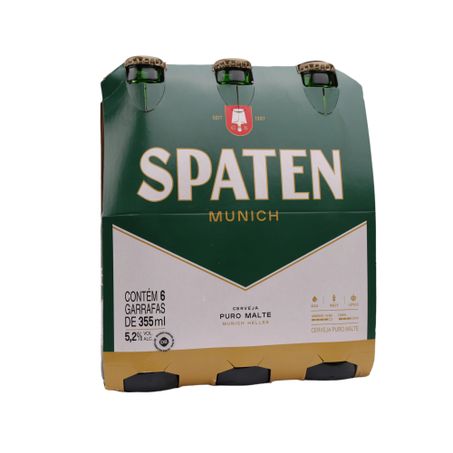 Cerveja Spaten Long Neck 355ml C/6 360-28