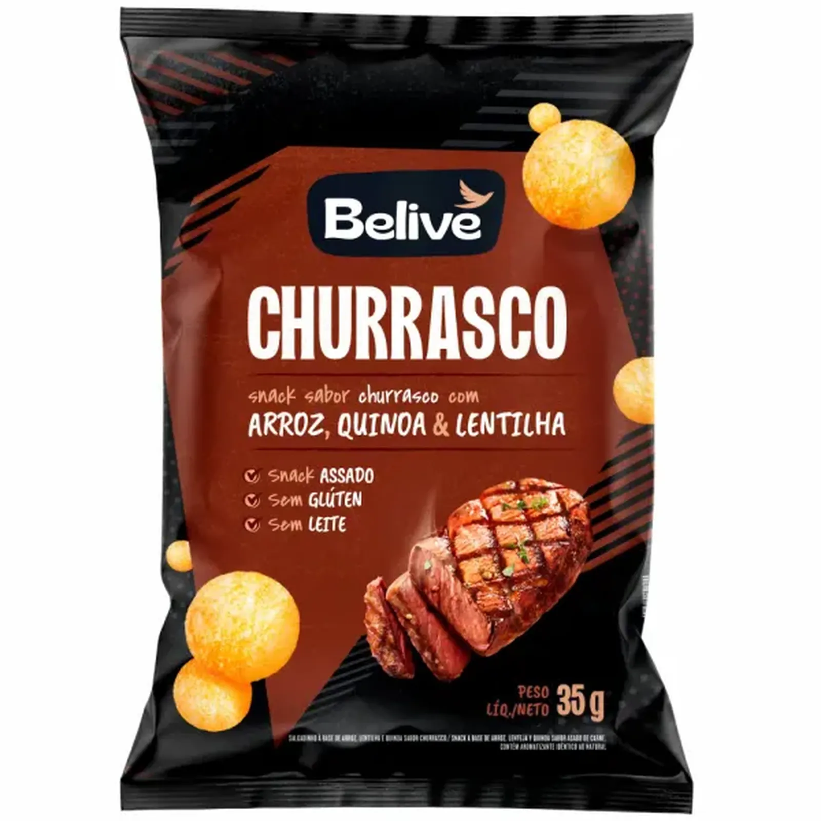 Salgadinho de Arroz Churrasco 35g