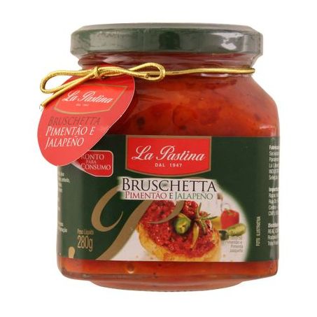 Bruschetta Alcachofra E Pimentão La Pastina Embalagem 280G