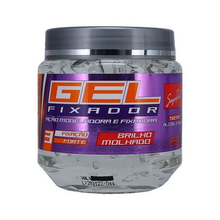 Gel fixador sergio paris brilho m.forte 240g