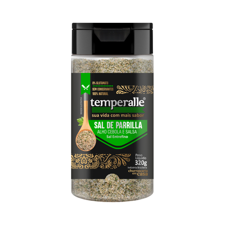 SAL PARRILLA TEMPERALLE POTE 320G ALHO/CEB/SALSA