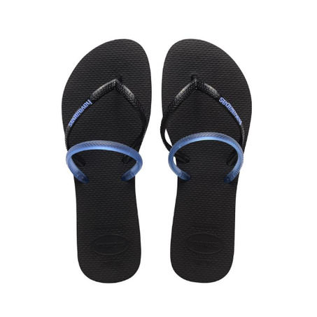 SANDALIA HAVAIANAS FLAT PRETO N°35-36
