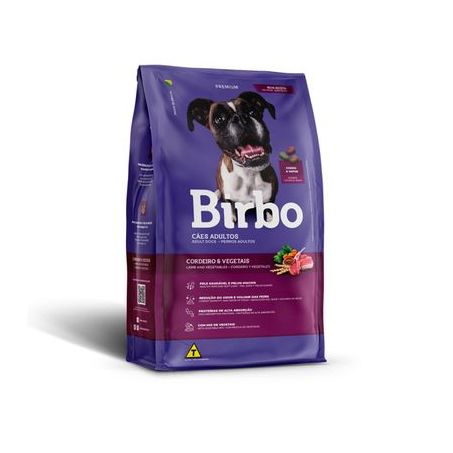 Ração Birbo Cão Adulto Cordeiro E Vegetais 15KG