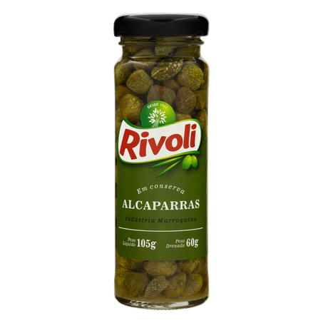 Alcaparra em Conserva Rivoli Vidro 60g