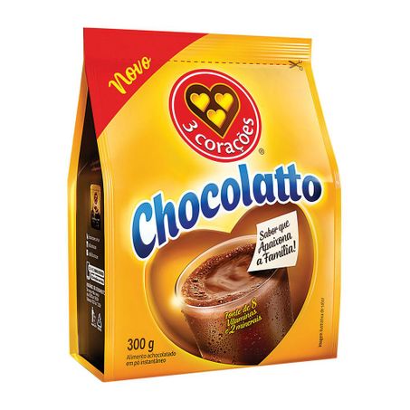 ACHOC.CHOCOLATTO 300G SACHE EMB.ECON CX 12.0