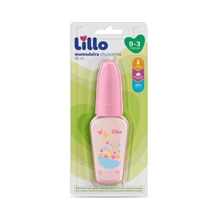 Mamadeira miniform latéx rosa lillo 50ml