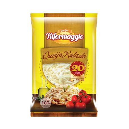 Queijo Ralado Kiformaggio Embalagem 100G