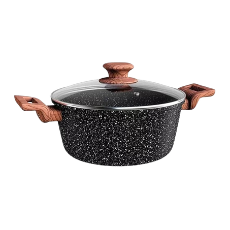 CACAROLA COLORSTONE WOODEN 24 CM EUROHOME 8655WD  