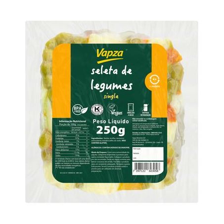 Vapza Seleta De Legumes Single 250g Longa Vida