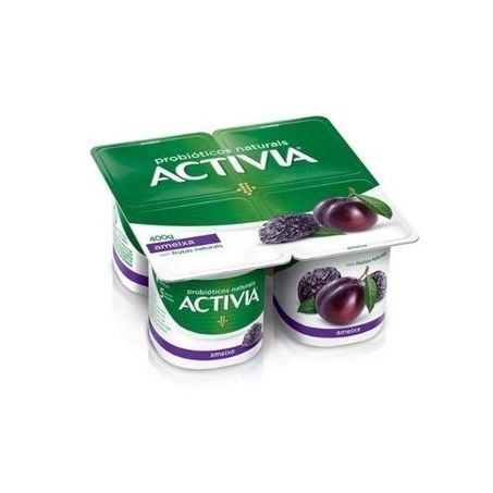 Leite fermentado activia ameixa 400g